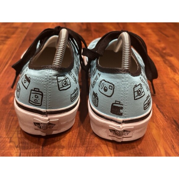 Vans 2013 Custom Culture Contest Light Blue Camera Sneakers Women’s 10.5 Men’s 9 main image 8